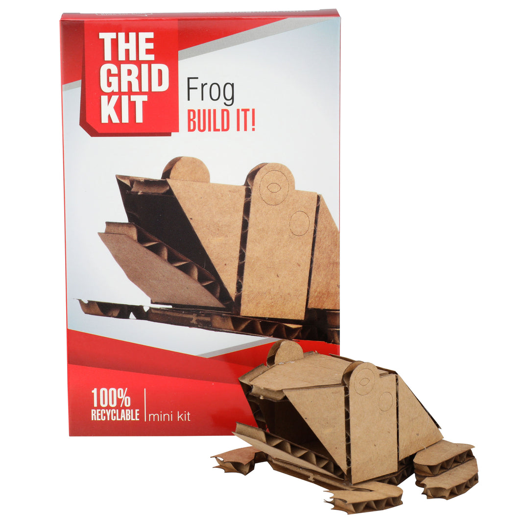 Craft a Unique Frog Decor Piece with Our 3D Puzzle  Ideal for Amphibian  Enthusiasts of All Ages – The Grid Kit